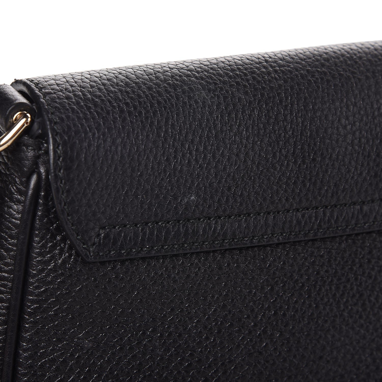 Gucci Pebbled Calfskin Medium Soho Flap Crossbody Black 8 of 9