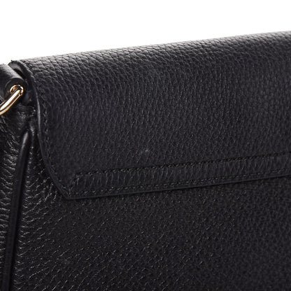Gucci Pebbled Calfskin Medium Soho Flap Crossbody Black 8 of 9