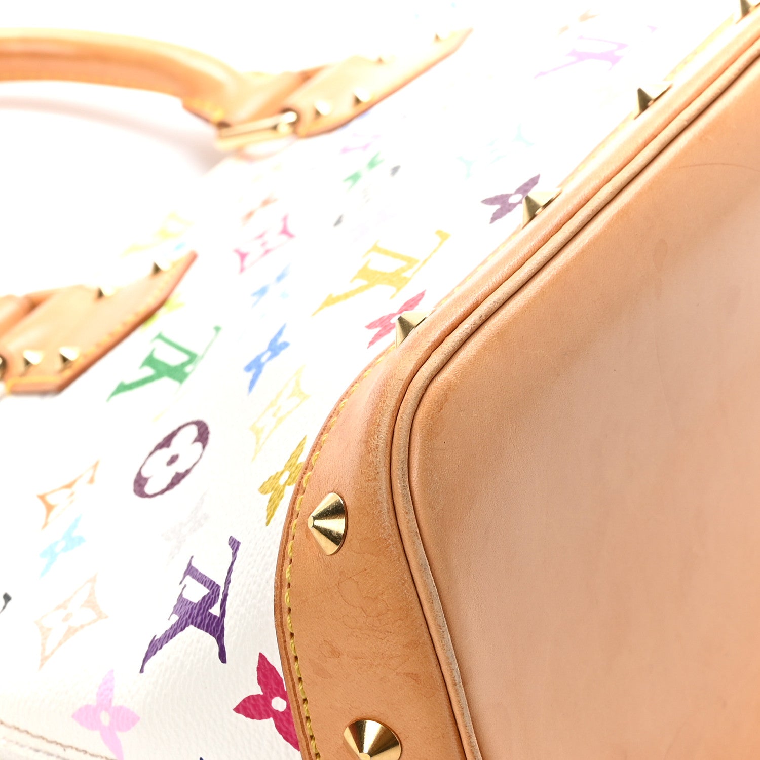 Louis Vuitton Monogram Multicolor Alma White 11 of 12