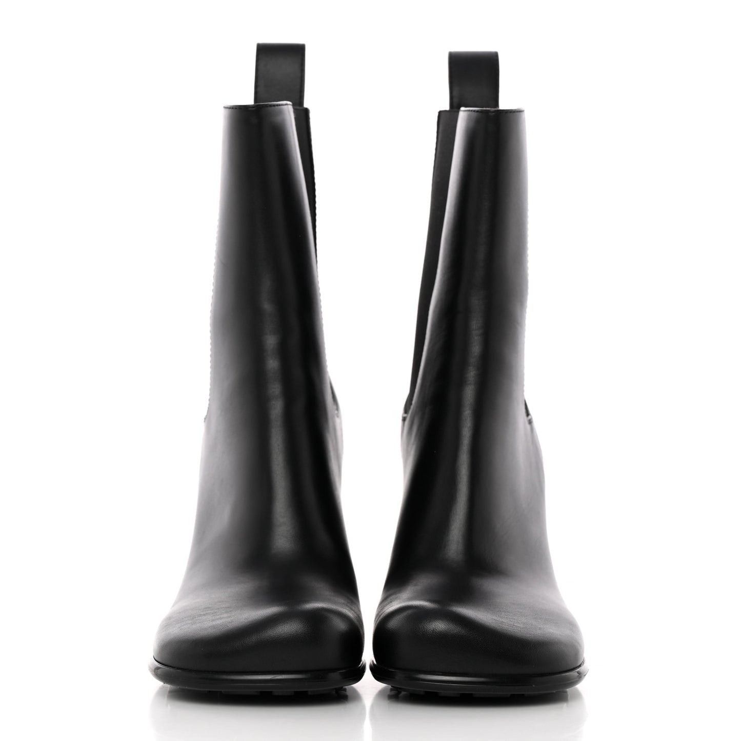 Calfskin Storm Chelsea Boots 38.5 Black