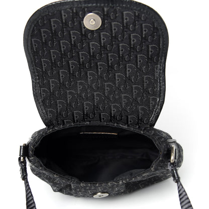 Christian Dior Monogram Crossbody Bag Black 5 of 8
