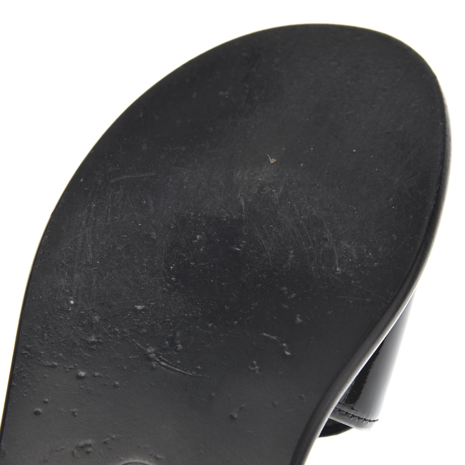 Chanel Patent Calfskin CC Slip On Mules 38 Black 10 of 11