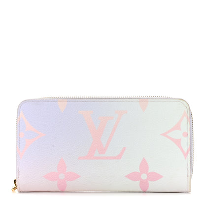 Louis Vuitton Monogram Giant Spring In The City Zippy Wallet Sunrise Pastel 1 of 8