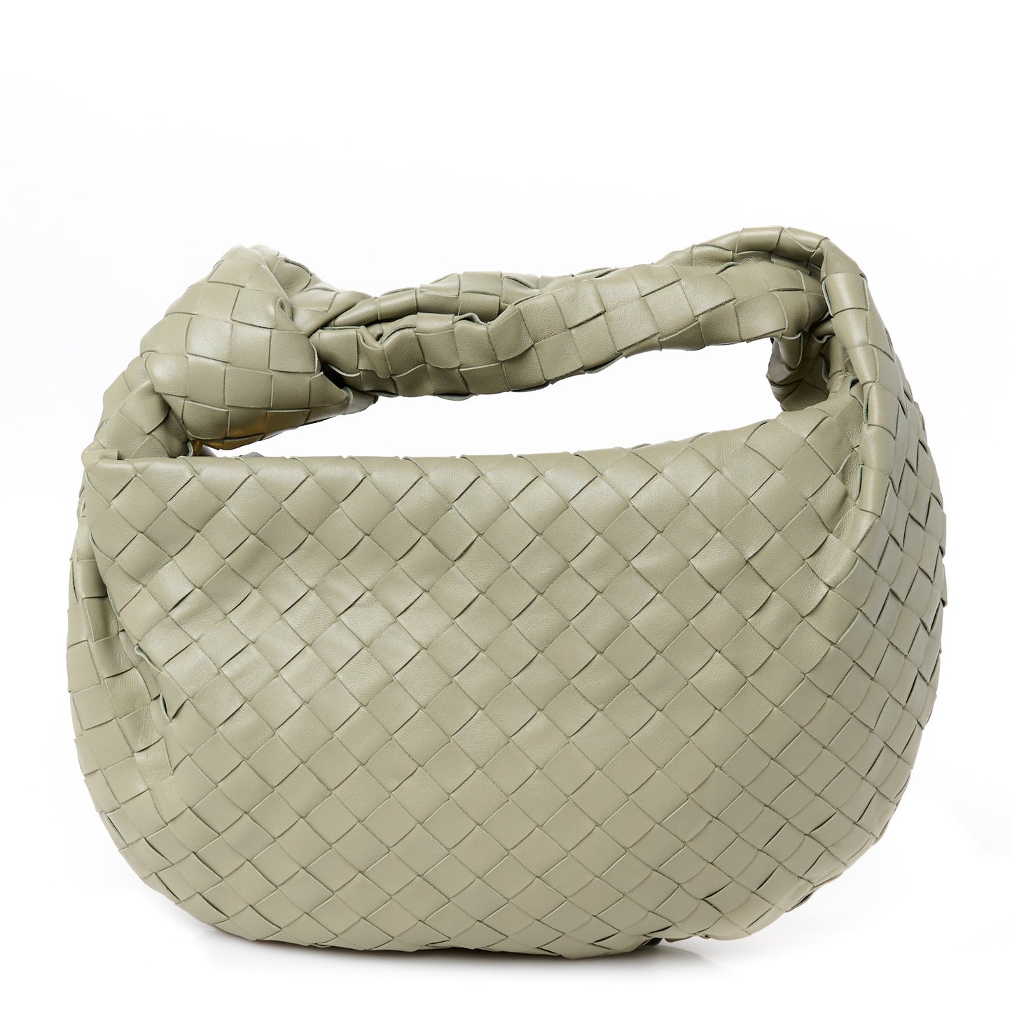 Nappa Intrecciato Teen Jodie Hobo Travertine