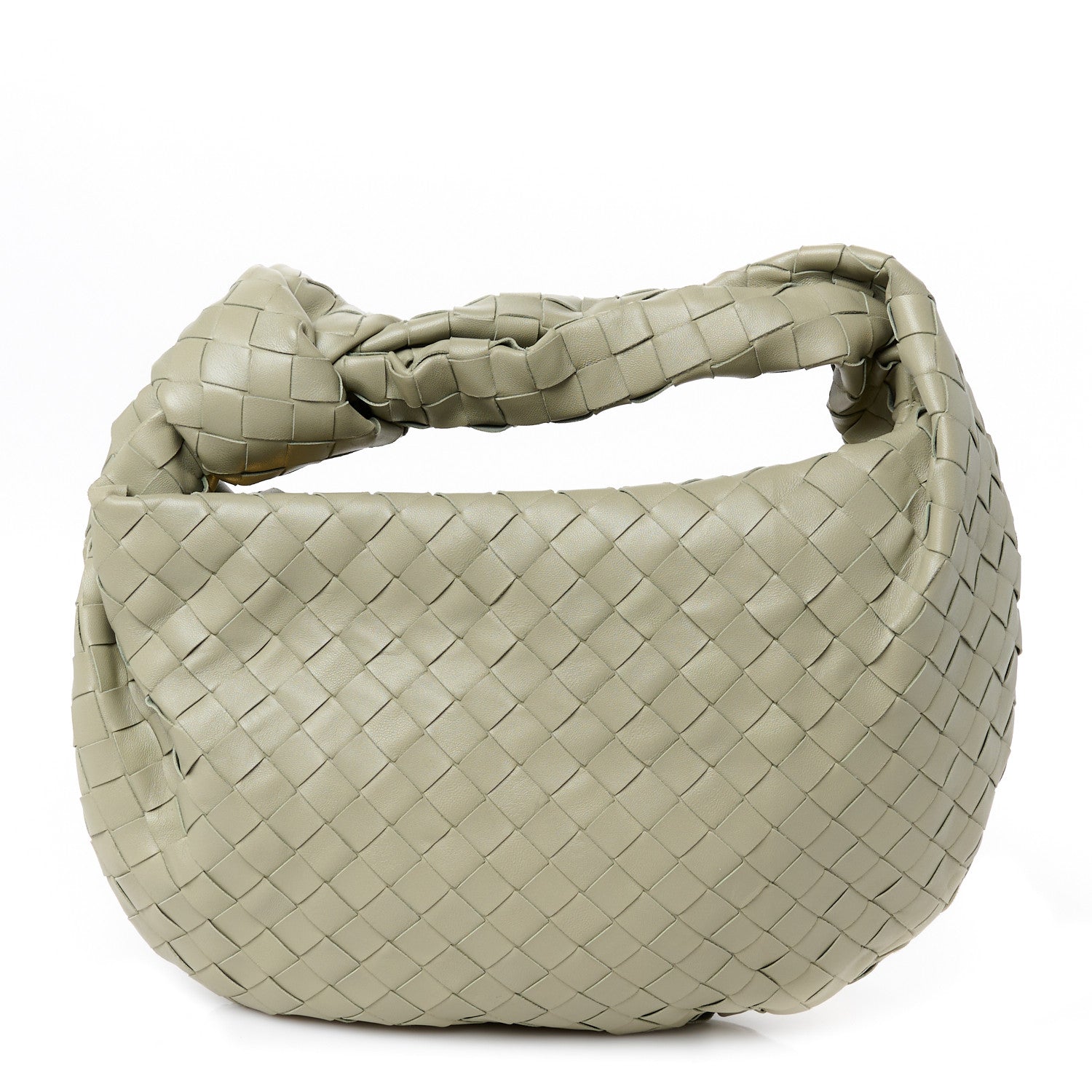 Bottega Veneta Nappa Intrecciato Teen Jodie Hobo Travertine 1 of 10