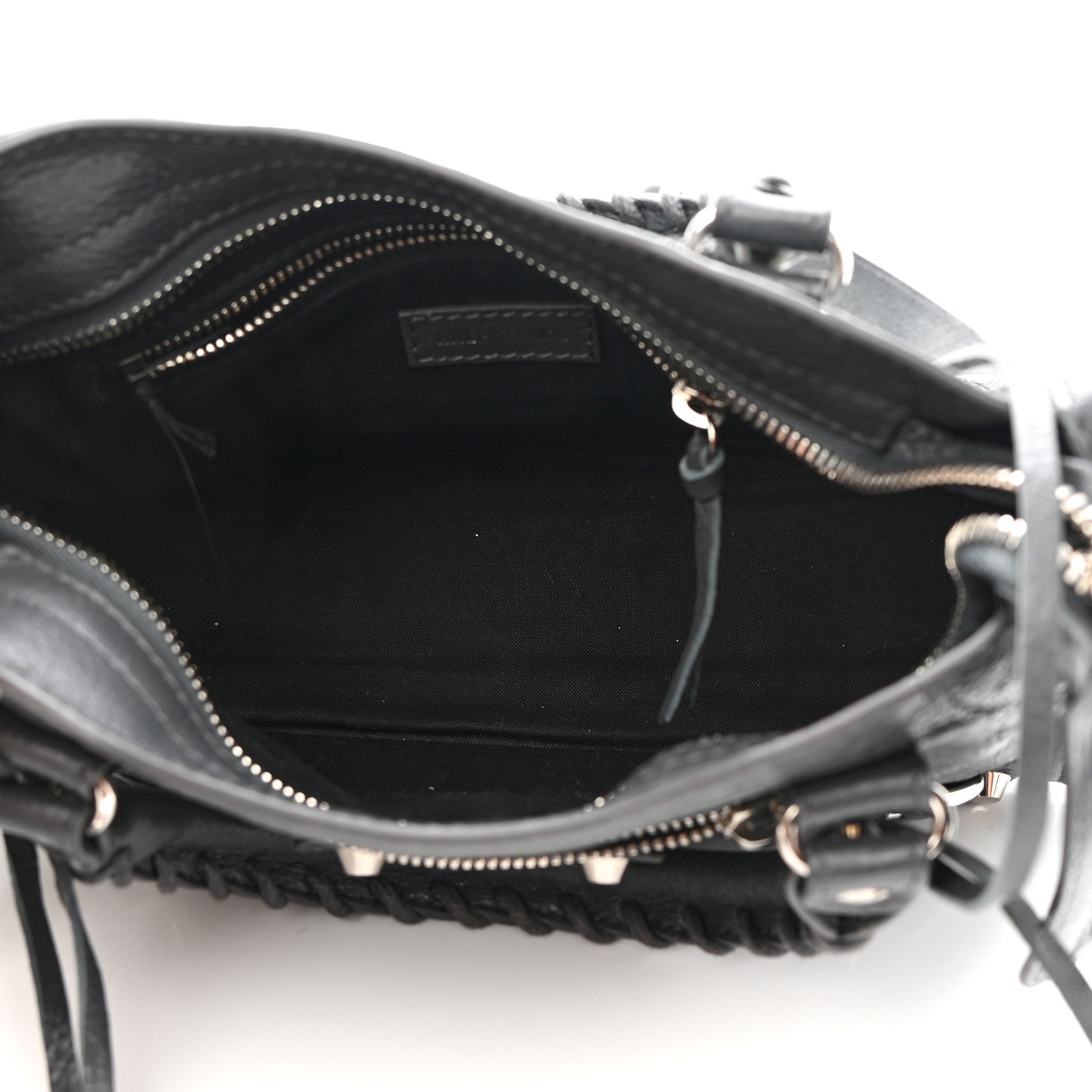 Balenciaga Agneau Classic Silver Hardware Mini City Gris Fossile 5 of 9