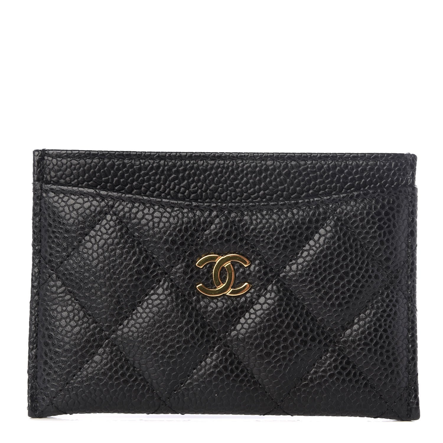 Chanel Caviar Quilted Card Holder Black 1 of 7