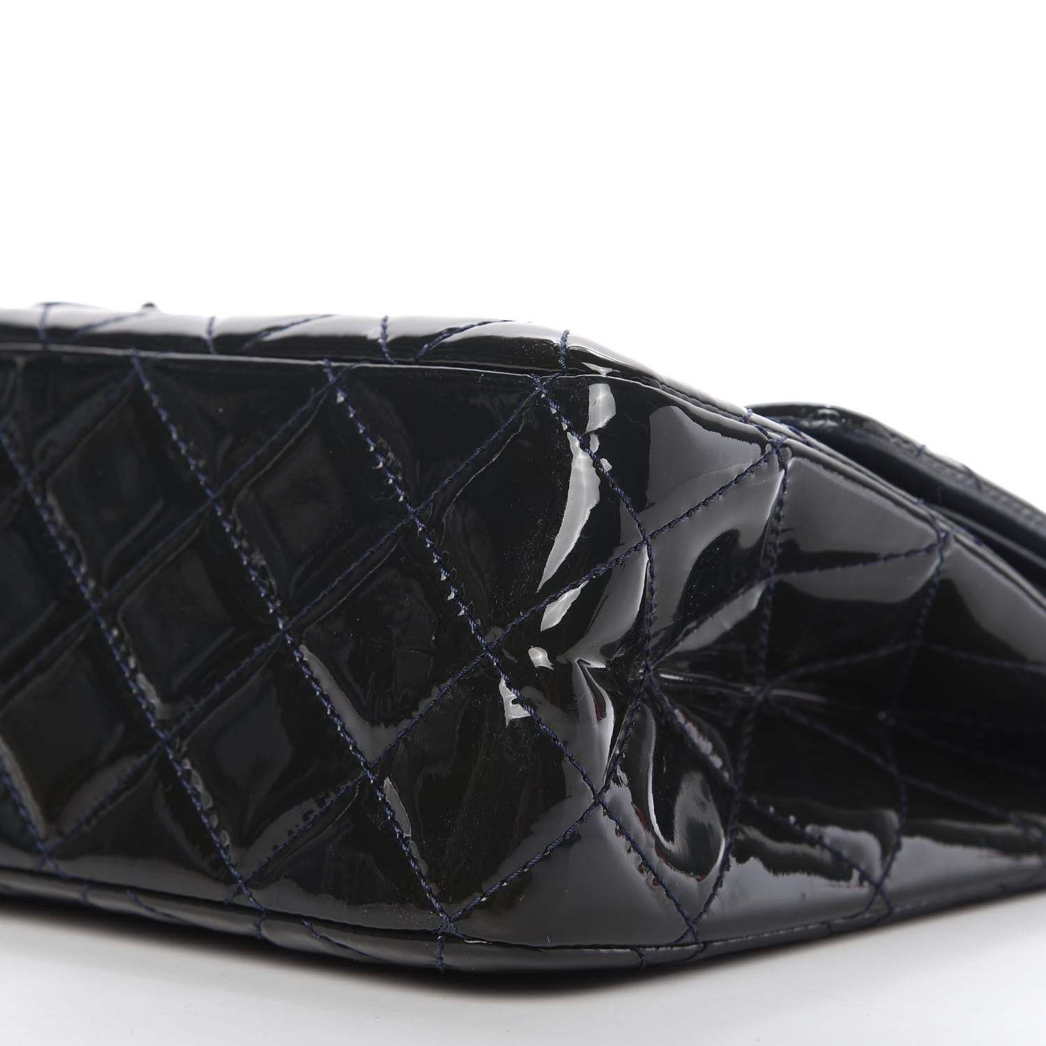 Chanel Patent Quilted 2.55 Reissue 227 Flap Dark Blue 7 of 10