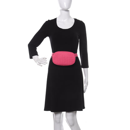 Bottega Veneta Nappa Intrecciato Belt Bag Rosa Shock 2 of 9