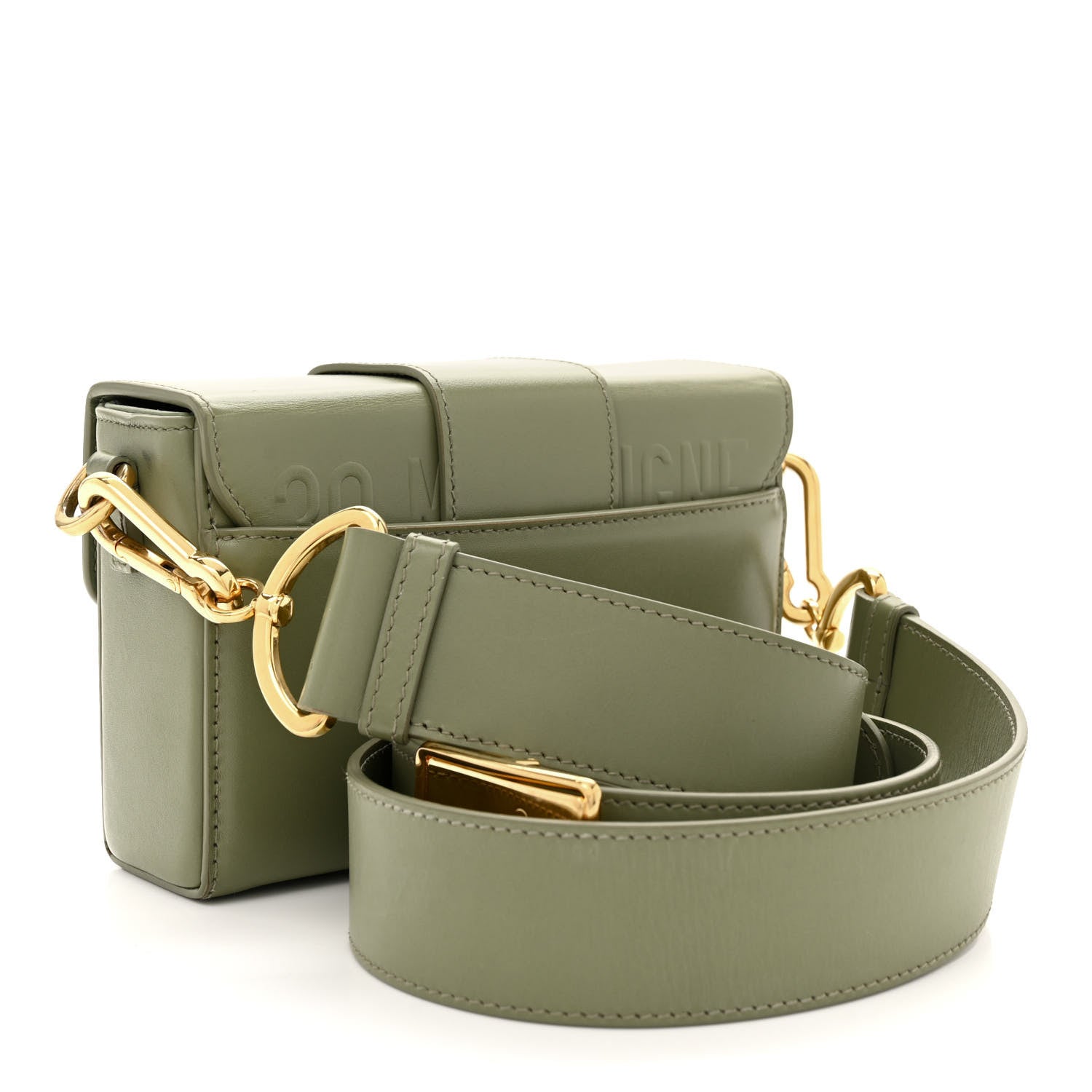 Christian Dior Box Calfskin 30 Montaigne Box Bag Mint Green 3 of 23
