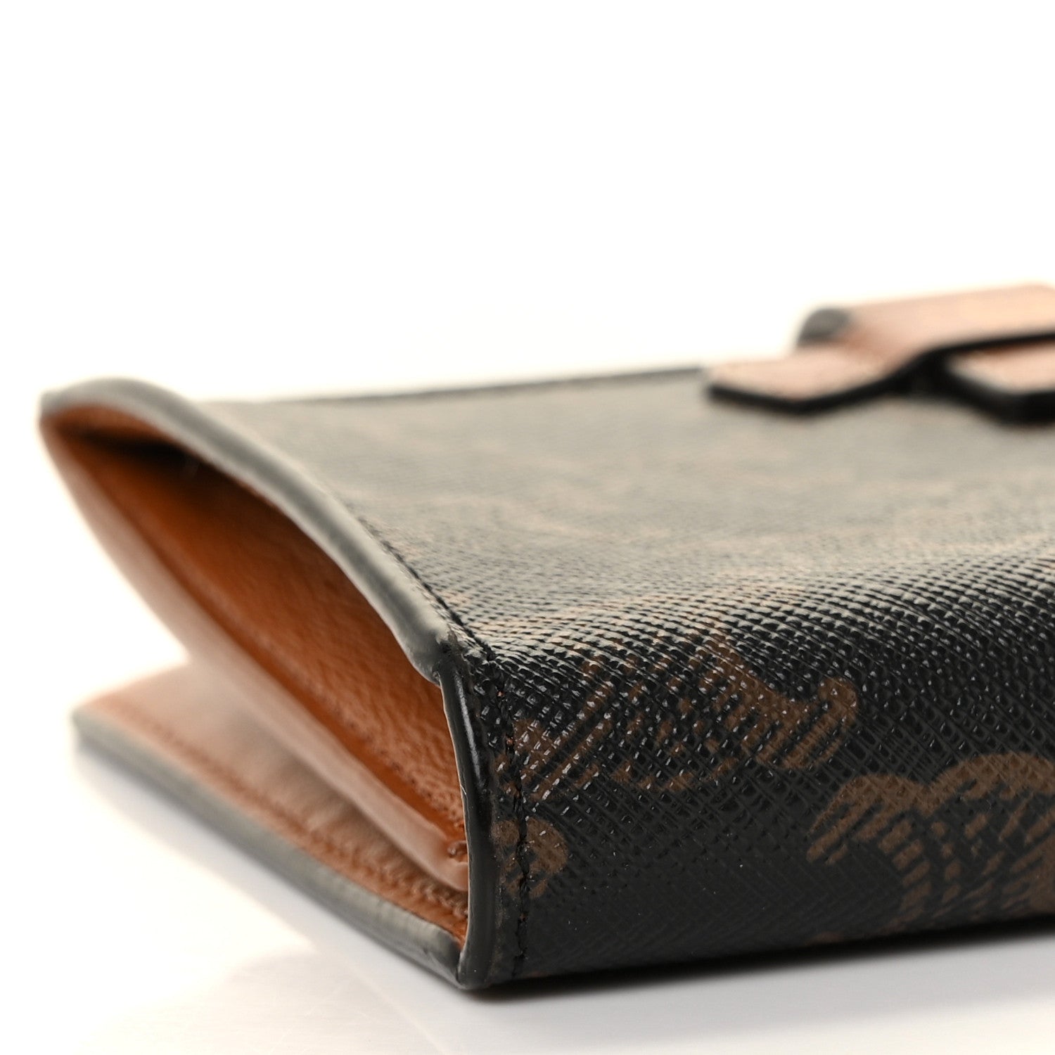 Celine Canvas Triomphe Medium Strap Wallet Tan 7 of 9