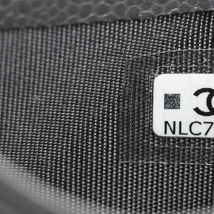 Chanel Caviar Quilted Card Holder Grey 8 of 8