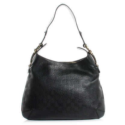 Gucci Guccissima Creole Hobo Black 1 of 7