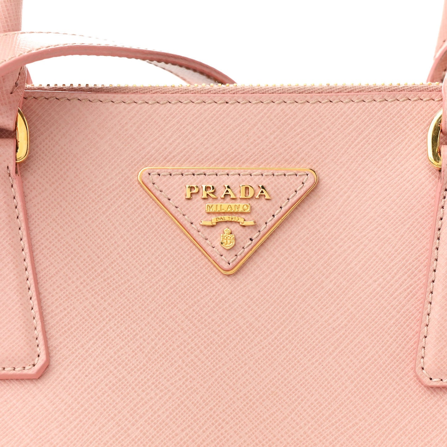 Saffiano Lux Small Double Zip Tote Orchidea