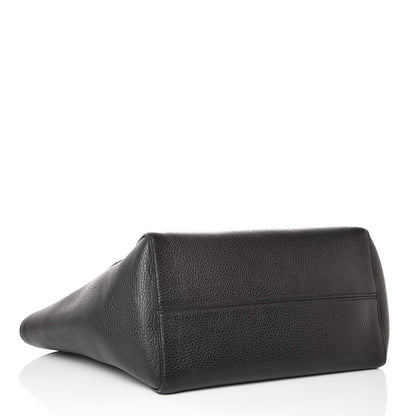 Gucci Pebbled Calfskin Small Swing Tote Black 5 of 10