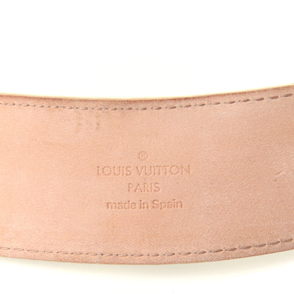 Louis Vuitton Damier Azur 40mm LV Initiales Belt 85 34 3 of 4