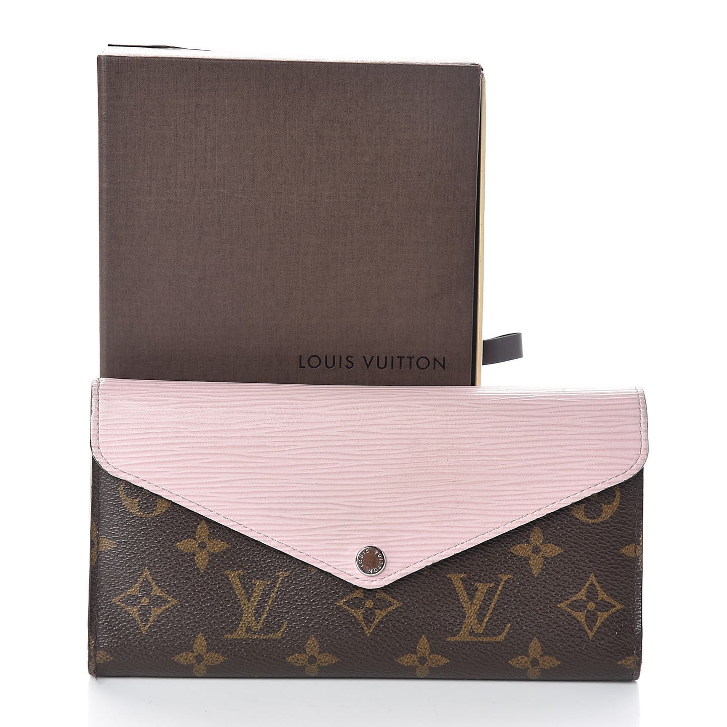 Monogram Epi Marie-Lou Long Wallet Rose Clair