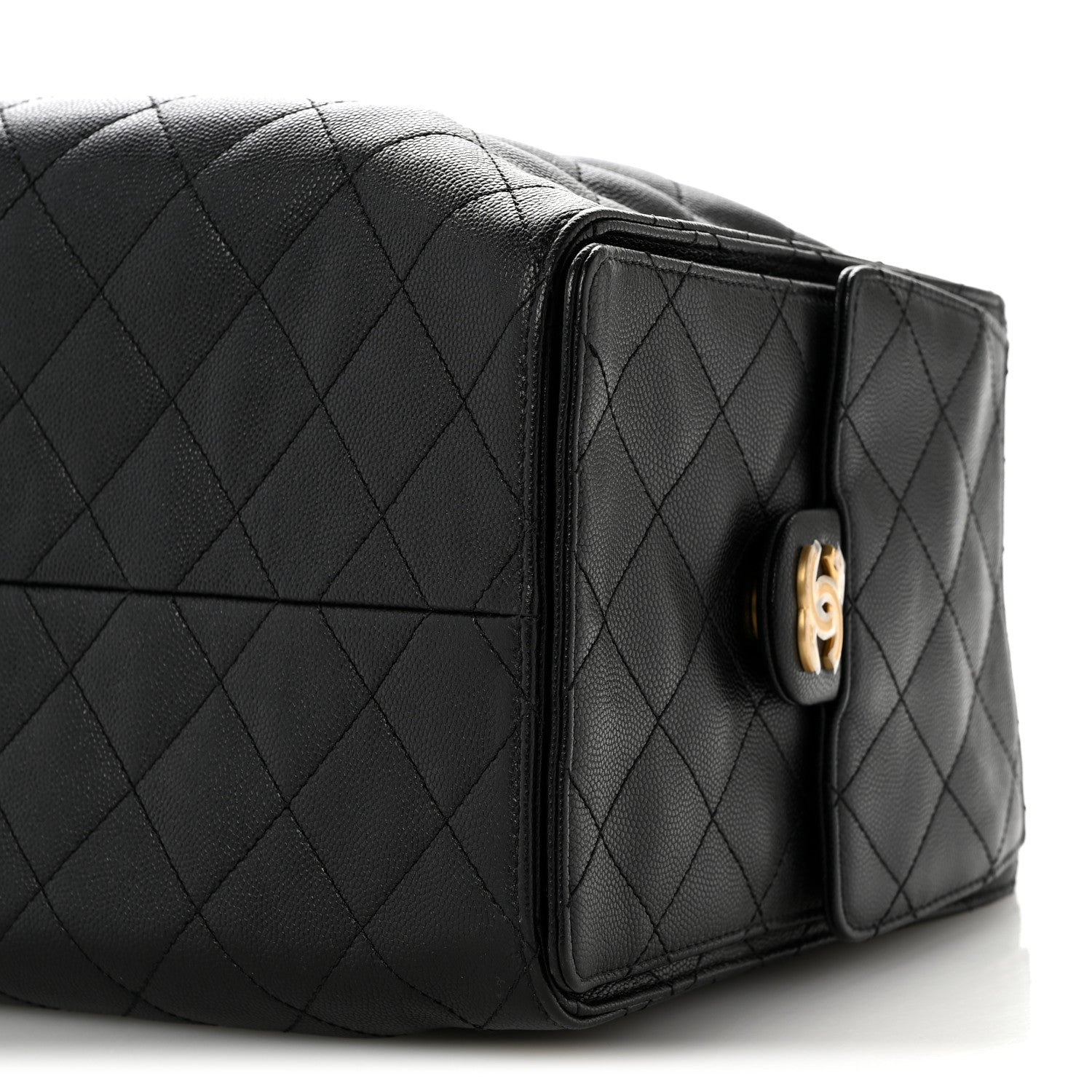 Chanel Caviar Quilted Large Chanel 25 Handbag Black 11 of 11