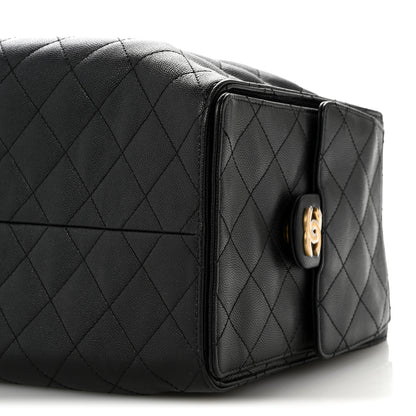 Chanel Caviar Quilted Large Chanel 25 Handbag Black 11 of 11