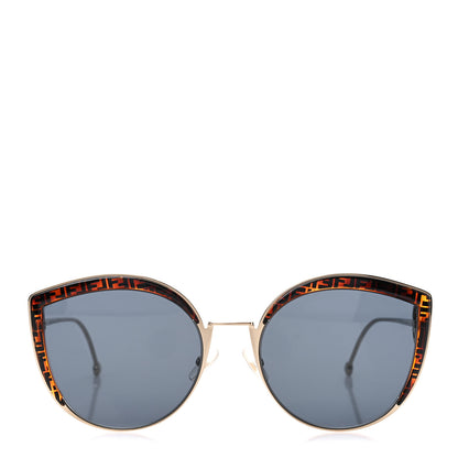 Fendi Metal Acetate F is Fendi FF Cat Eye Sunglasses FF 0290/S Blue Havana 2 of 7