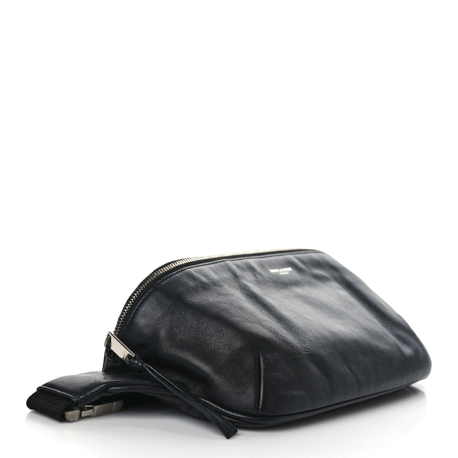 Saint Laurent Calfskin Belt Bag Black 4 of 8