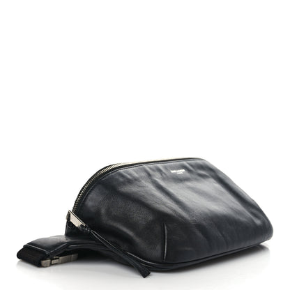Saint Laurent Calfskin Belt Bag Black 4 of 8