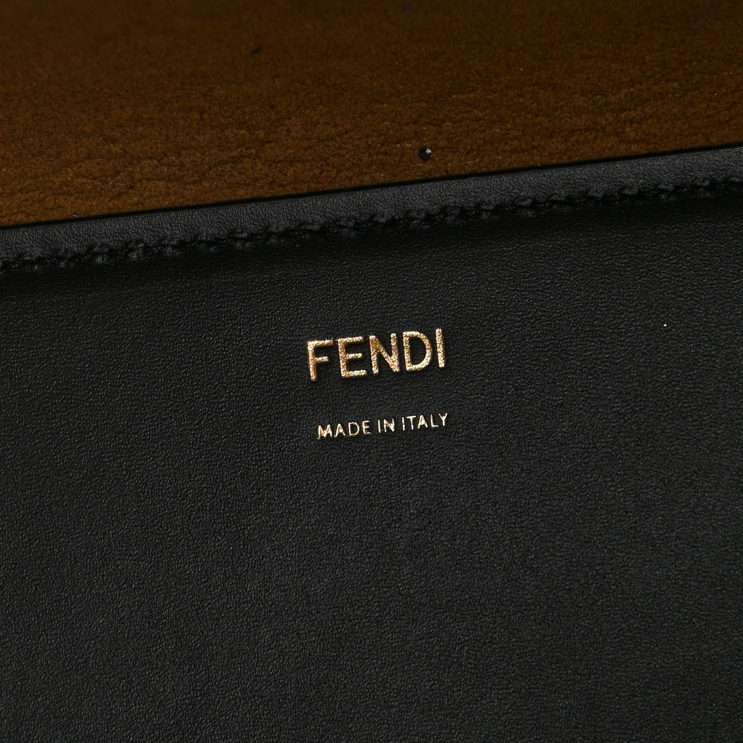 Fendi Vitello King Plexiglass Large Fendi Sunshine Shopper Tote Black 6 of 9