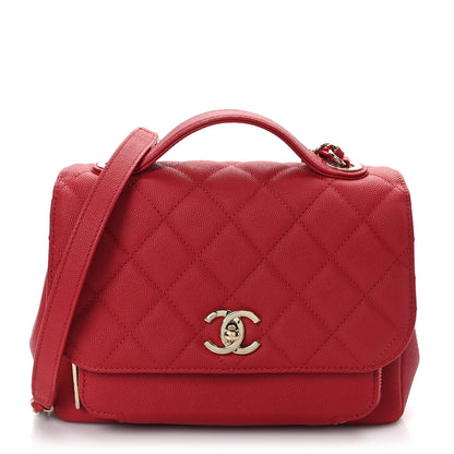 Chanel Caviar Quilted Medium Business Affinity Flap Red 1 of 9