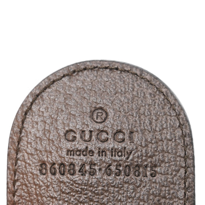 Gucci Monogram Web Small Giglio Tote Beige Dark Brown 7 of 11