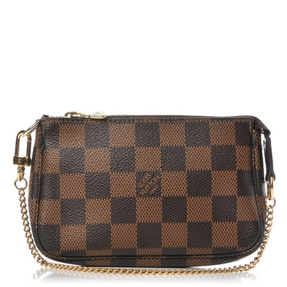Louis Vuitton Damier Ebene Mini Pochette Accessories 1 of 8