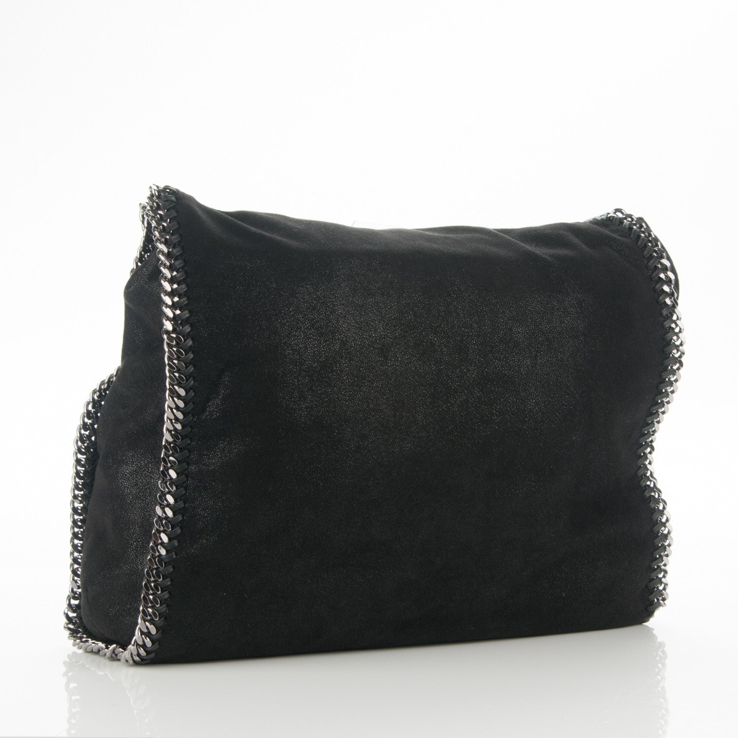 Stella McCartney Shaggy Deer Big Falabella Tote Black 3 of 8