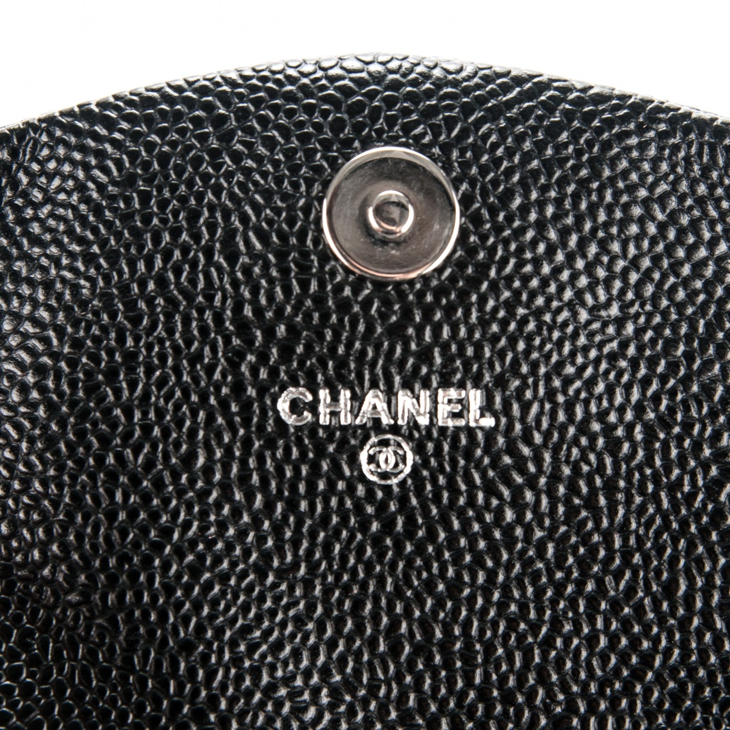 Chanel Caviar Half Moon Wallet On Chain WOC Black 6 of 8