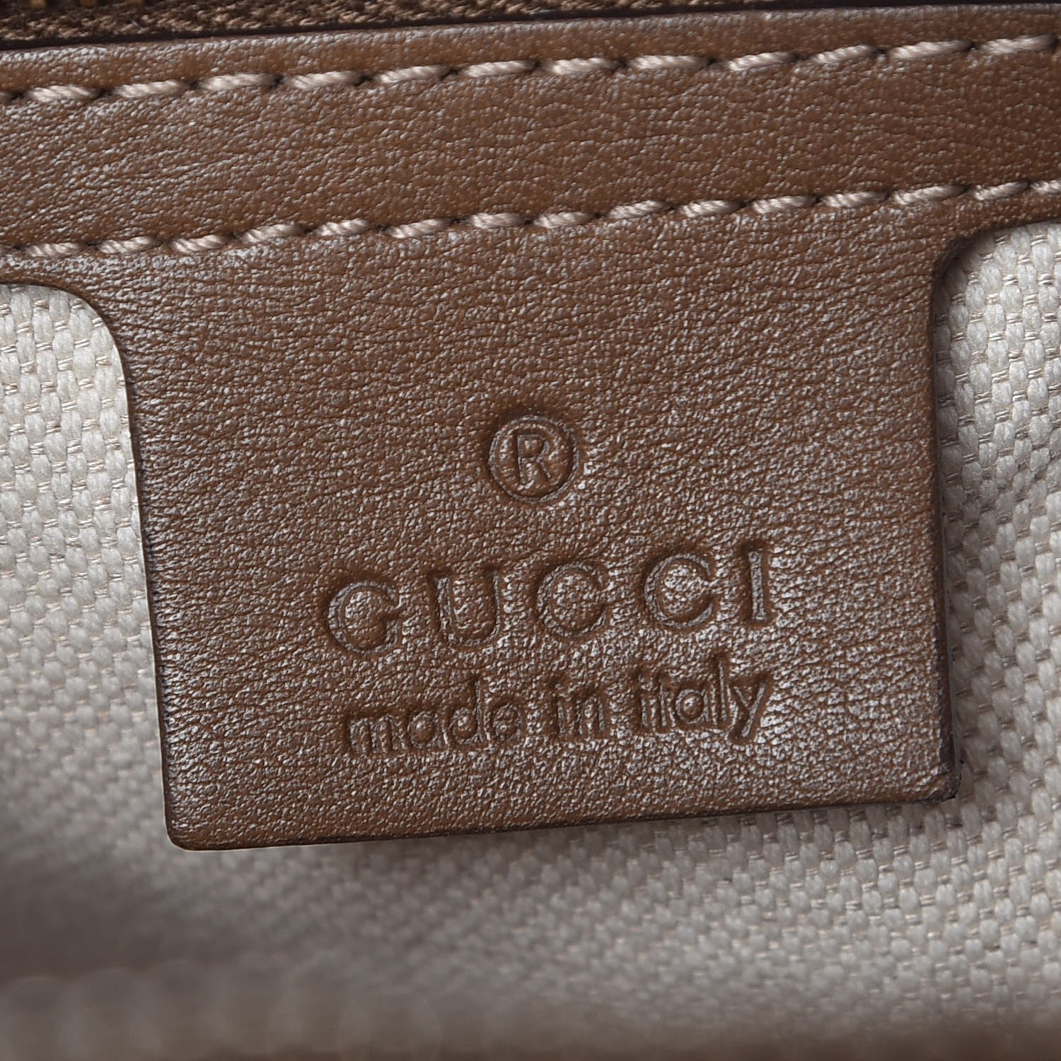 Gucci GG Supreme Monogram Calfskin Medium Nice Boston New Mystic White Beige Brown 7 of 11