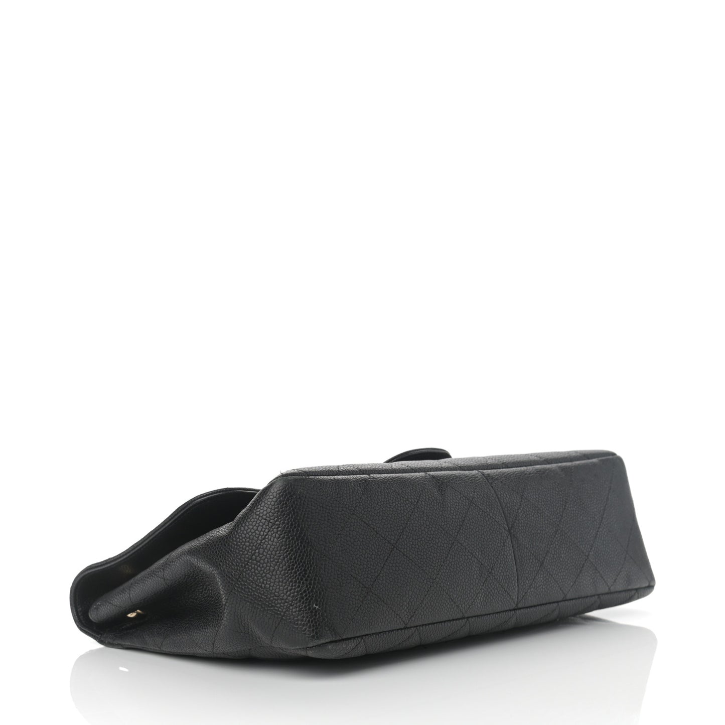 Caviar Quilted Jumbo Single Flap Black