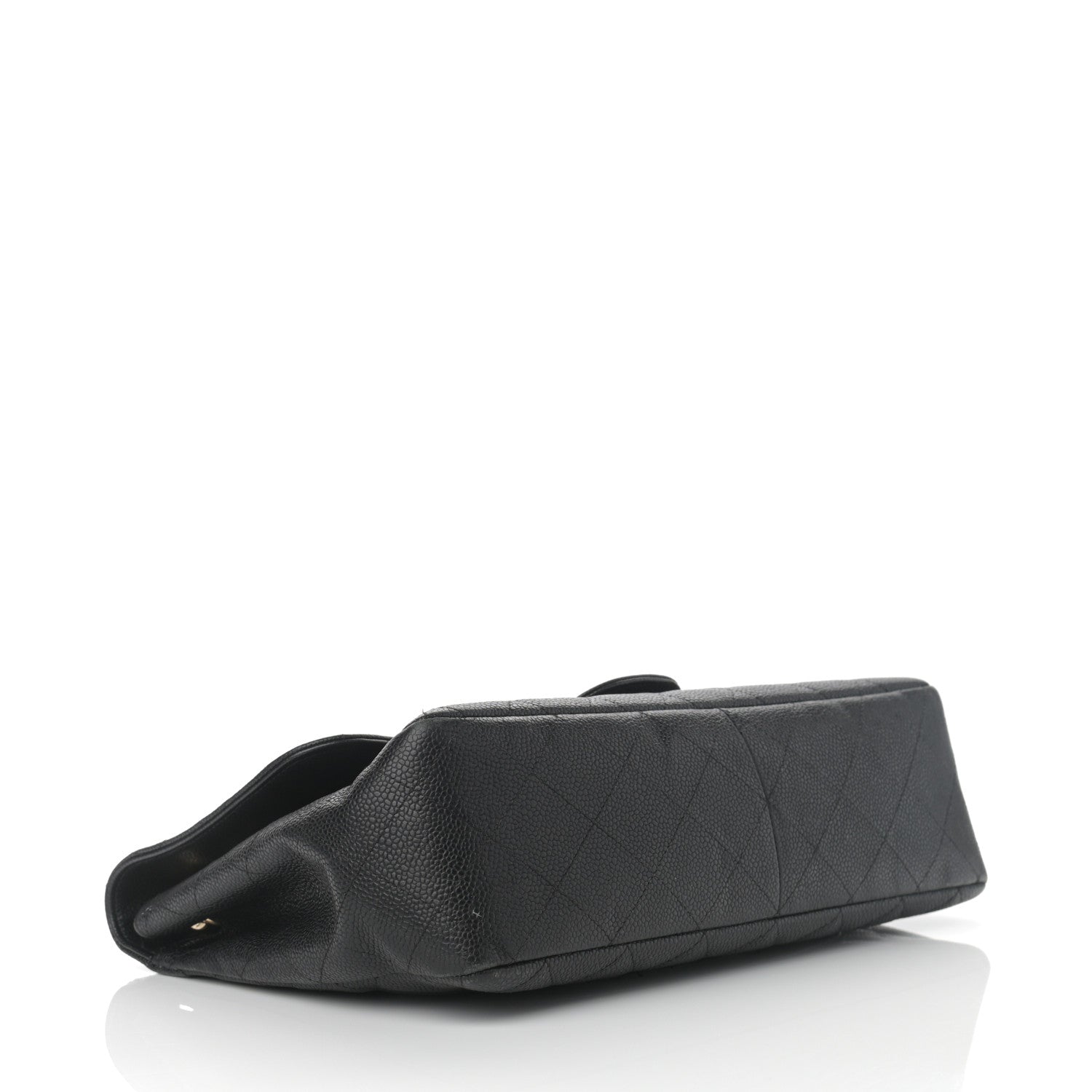 Chanel Caviar Quilted Jumbo Single Flap Black 3 of 14