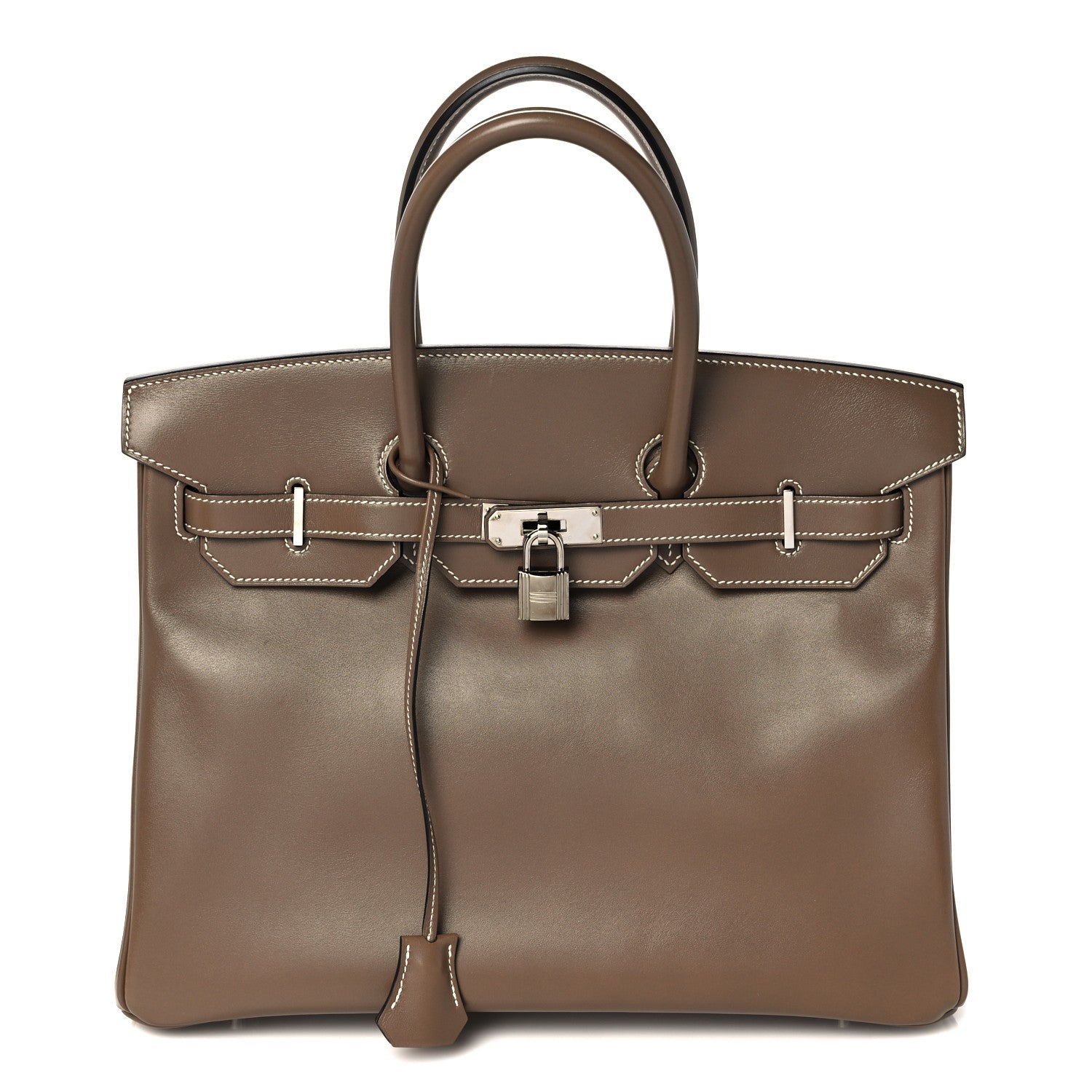 Hermes Tadelakt Birkin 35 Etoupe 1 of 12