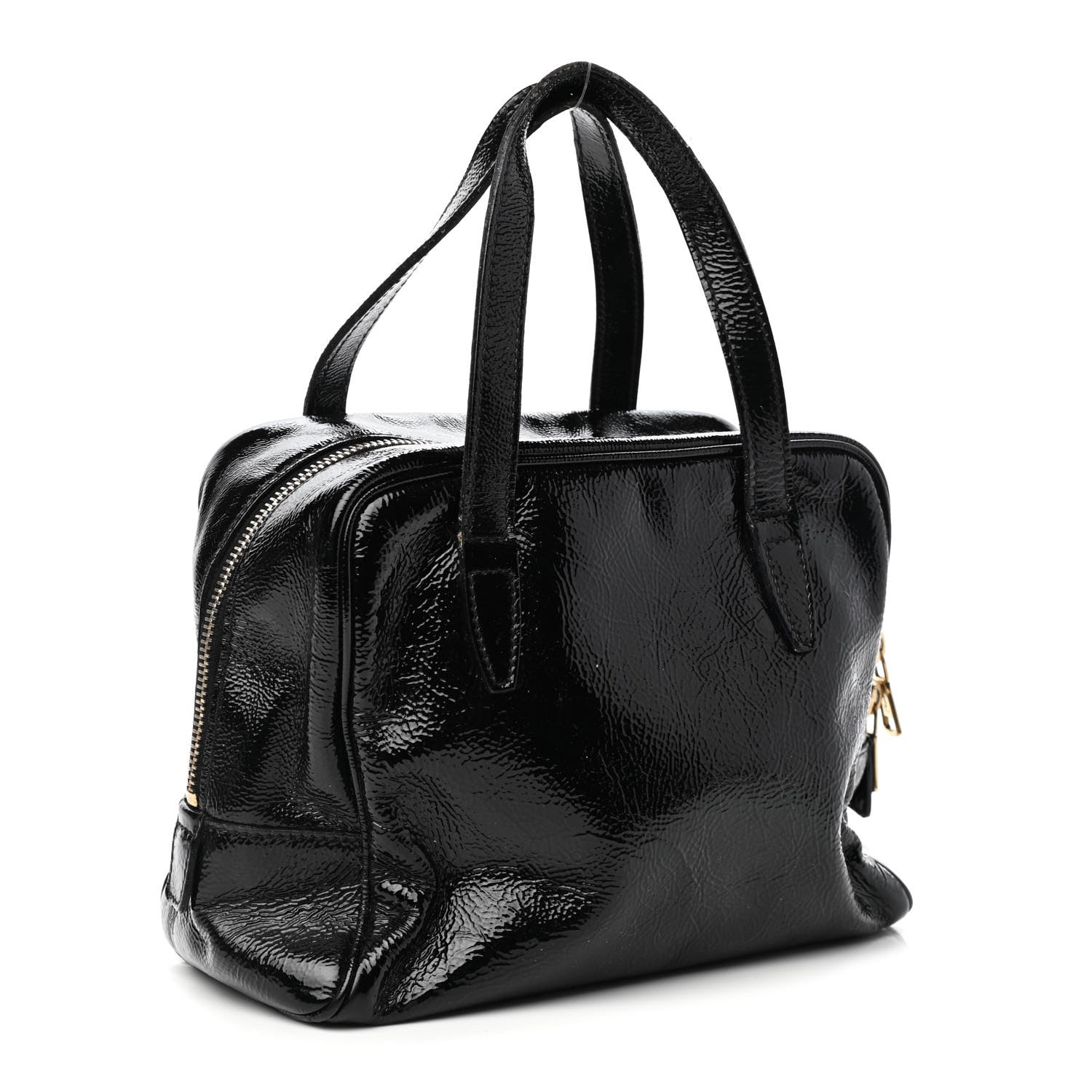 Saint Laurent Textured Patent Mini Bag Black 3 of 10