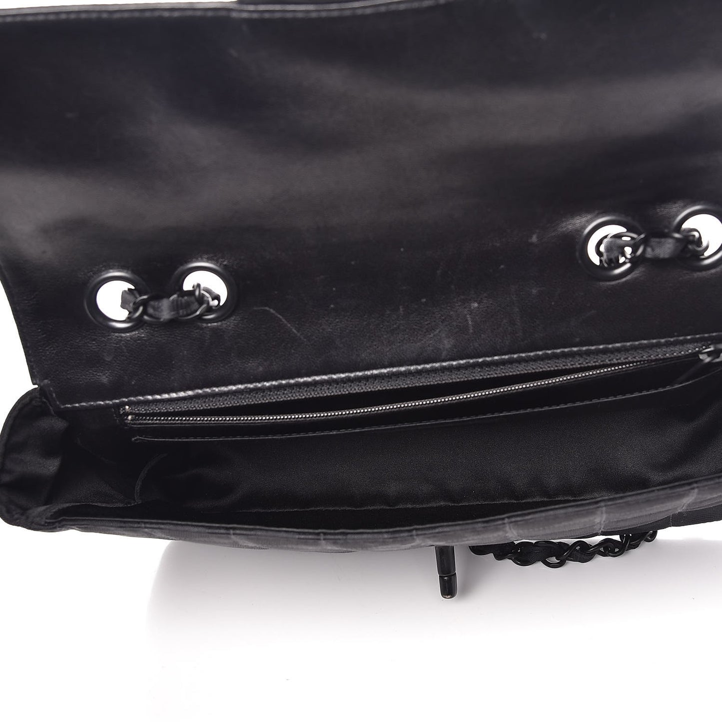 Nylon Medium Travel Flap Black