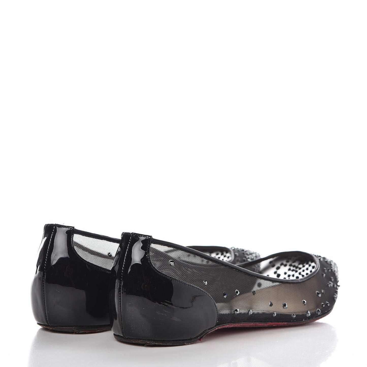Patent Body Strass Flats 37.5 Black