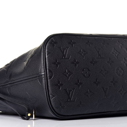 Louis Vuitton Empreinte Monogram Giant Neverfull MM Black 15 of 22