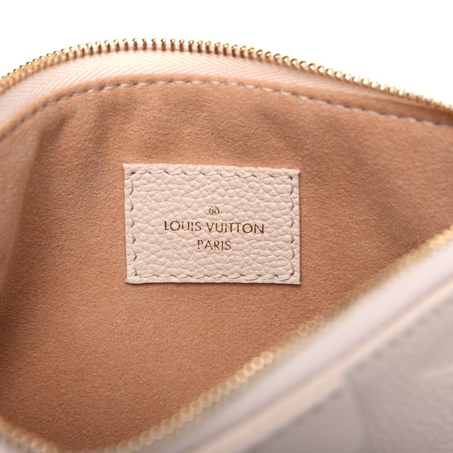 Louis Vuitton Empreinte Monogram Giant Multi Pochette Accessories Mini Pochette Cream 6 of 11