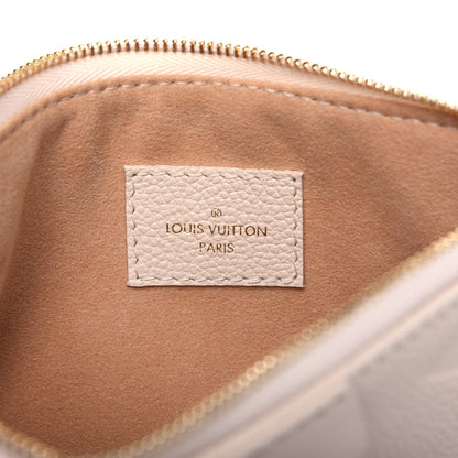 Louis Vuitton Empreinte Monogram Giant Multi Pochette Accessories Mini Pochette Cream 6 of 11