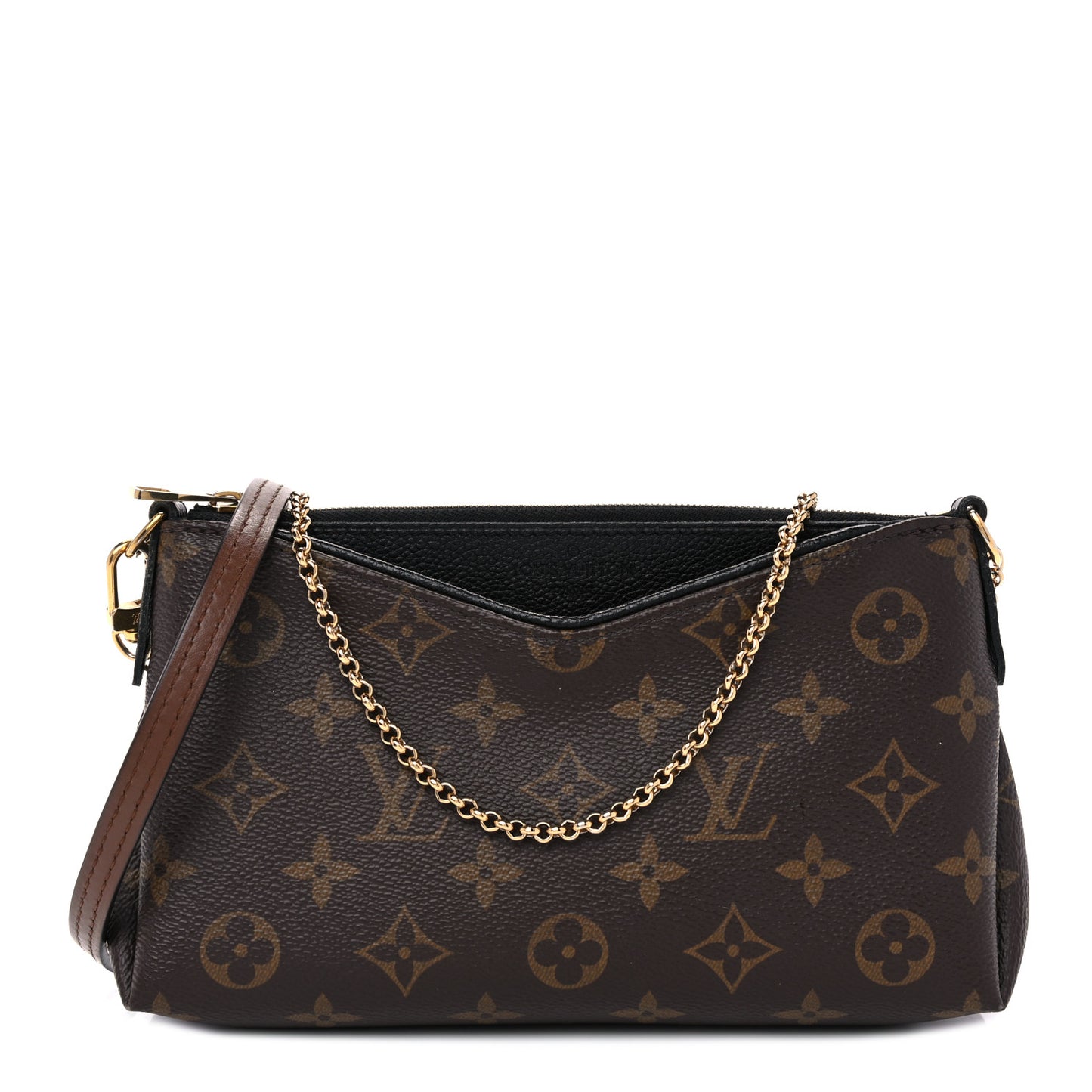 Monogram Pallas Clutch Black