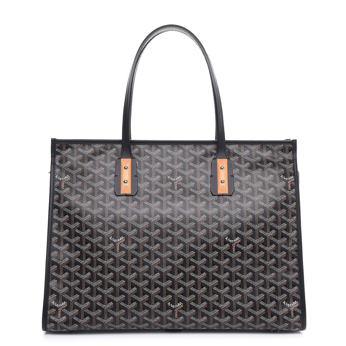 Goyardine Marquises Tote Black