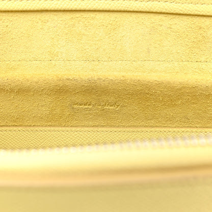 Celine Grained Calfskin Micro Belt Bag Yellow 6 of 12