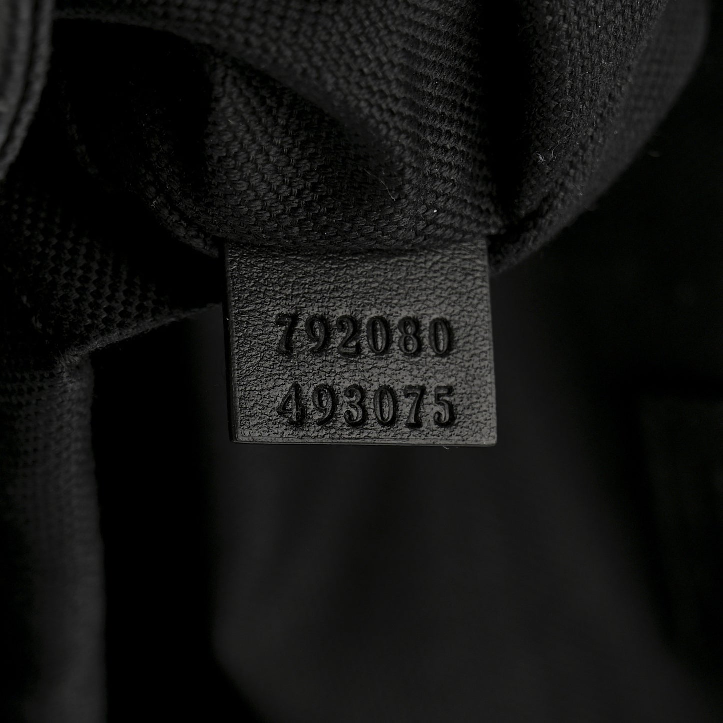 Soft GG Supreme Monogram Large Double Buckle Backpack Black