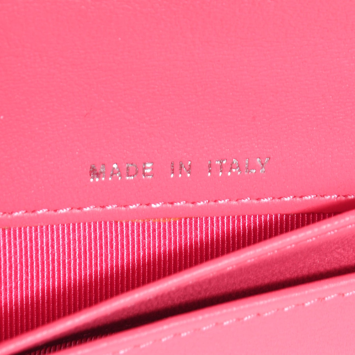 Lambskin Quilted Large Zip Pocket Wallet Pink