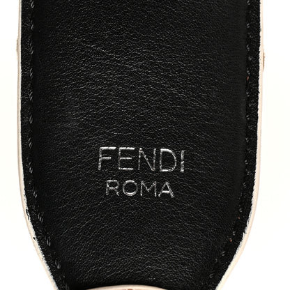 Fendi Calfskin Elaphe Flowerland Studded Strap You Brown Multicolor 3 of 3