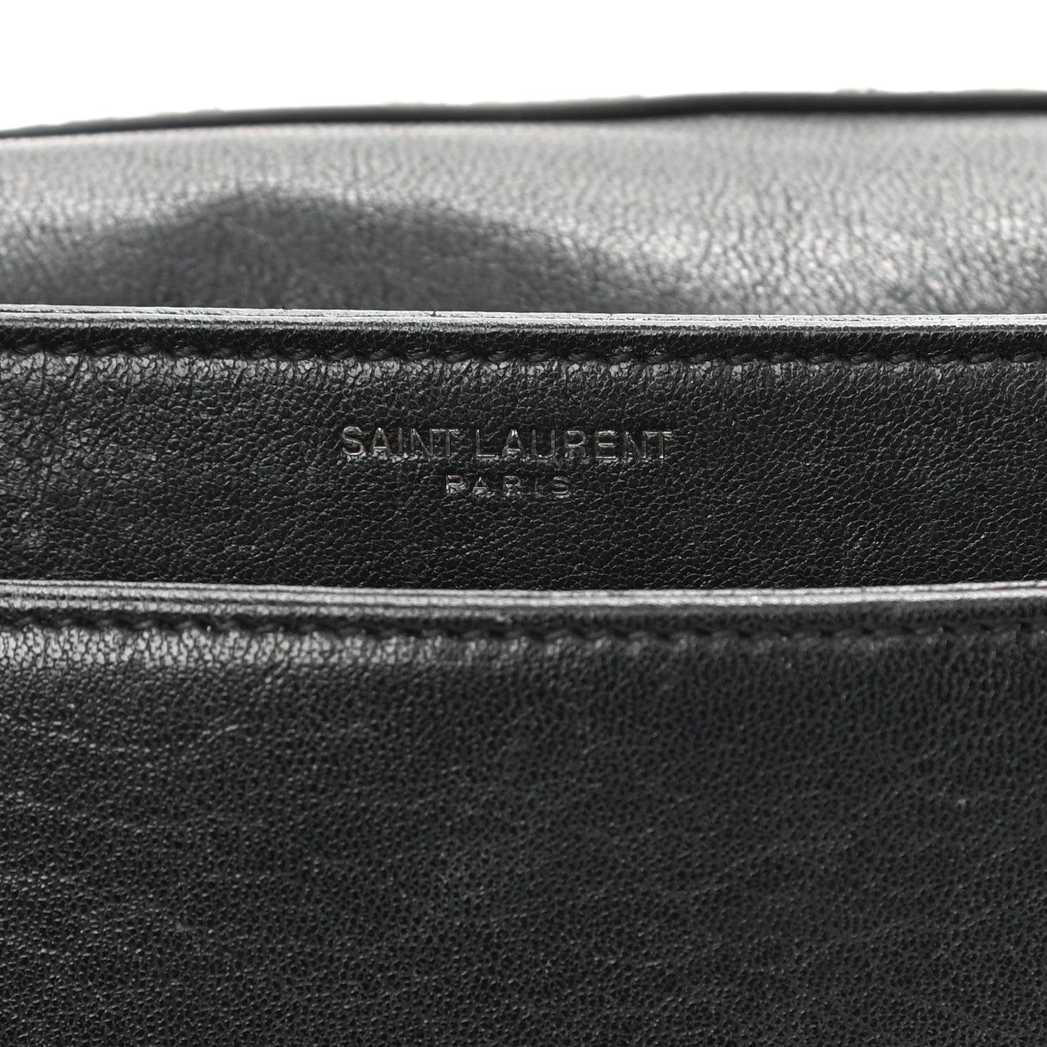 Saint Laurent Lambskin Quilted Mini Becky Chain Bag Black 7 of 12