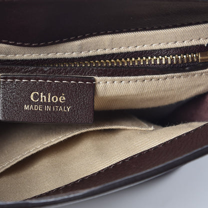 Chloe Suede Calfskin Small Faye Backpack Carbon Brown 8 of 19